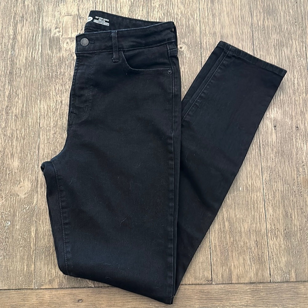 Old Navy Pop Icon Skinny High Rise Black Jeans